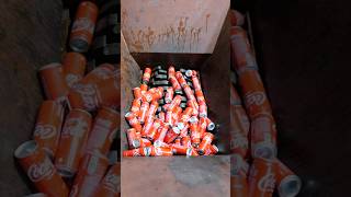 大量のコーラを巨大シュレッダーに入れてみたwwwww