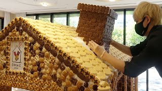 【ダークヒーロー見参】小児癌と闘う施設の子供達に「お菓子の家」作ってプレゼントしてみた