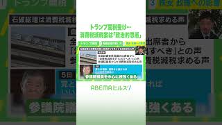 トランプ関税受け…消費税減税案は「政治的思惑」 #アベヒル #Shorts