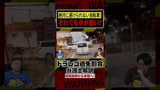 自転車がミサイルみたいに突っ込んできた！