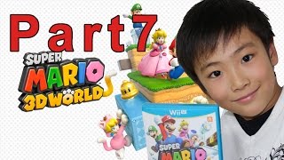 【スーパーマリオ３Dワールド】家族４人で実況プレイ、world6クリア!【part7】
