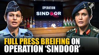 Full Press Conference: Indian Army, IAF, Navy give detailed press briefing on ‘Operation Sindoor’ のサムネイル