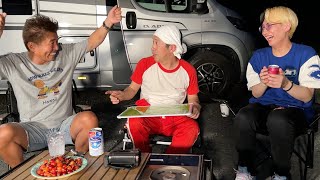 勝俣さんカジサックと買ったばかりのキャンピングカーでお泊まりしました のサムネイル